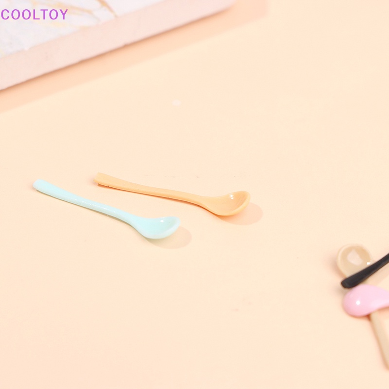 Cooltoy 1 Muỗng Ăn Kem / Yogurt Mini Trang Trí Nhà Búp Bê