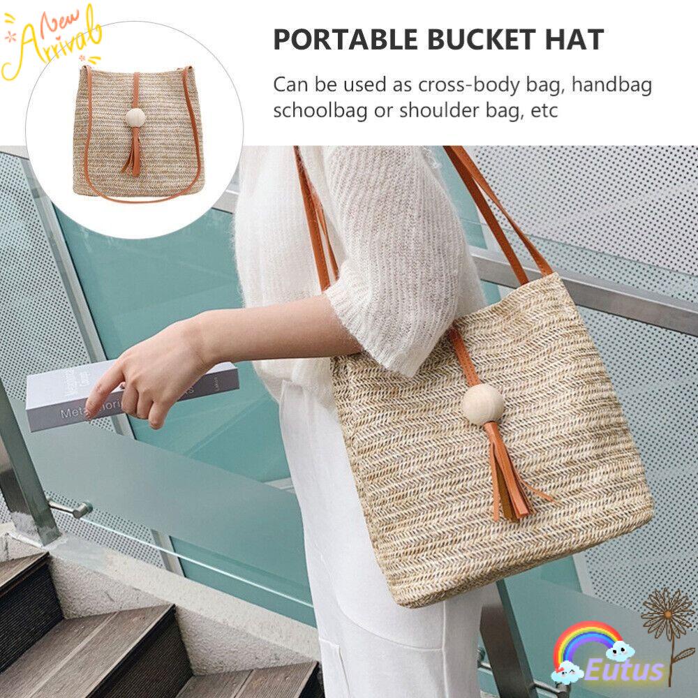 Túi Tote Đan Rơm Sáng Tạo Thời Trang Mùa Hè Mới