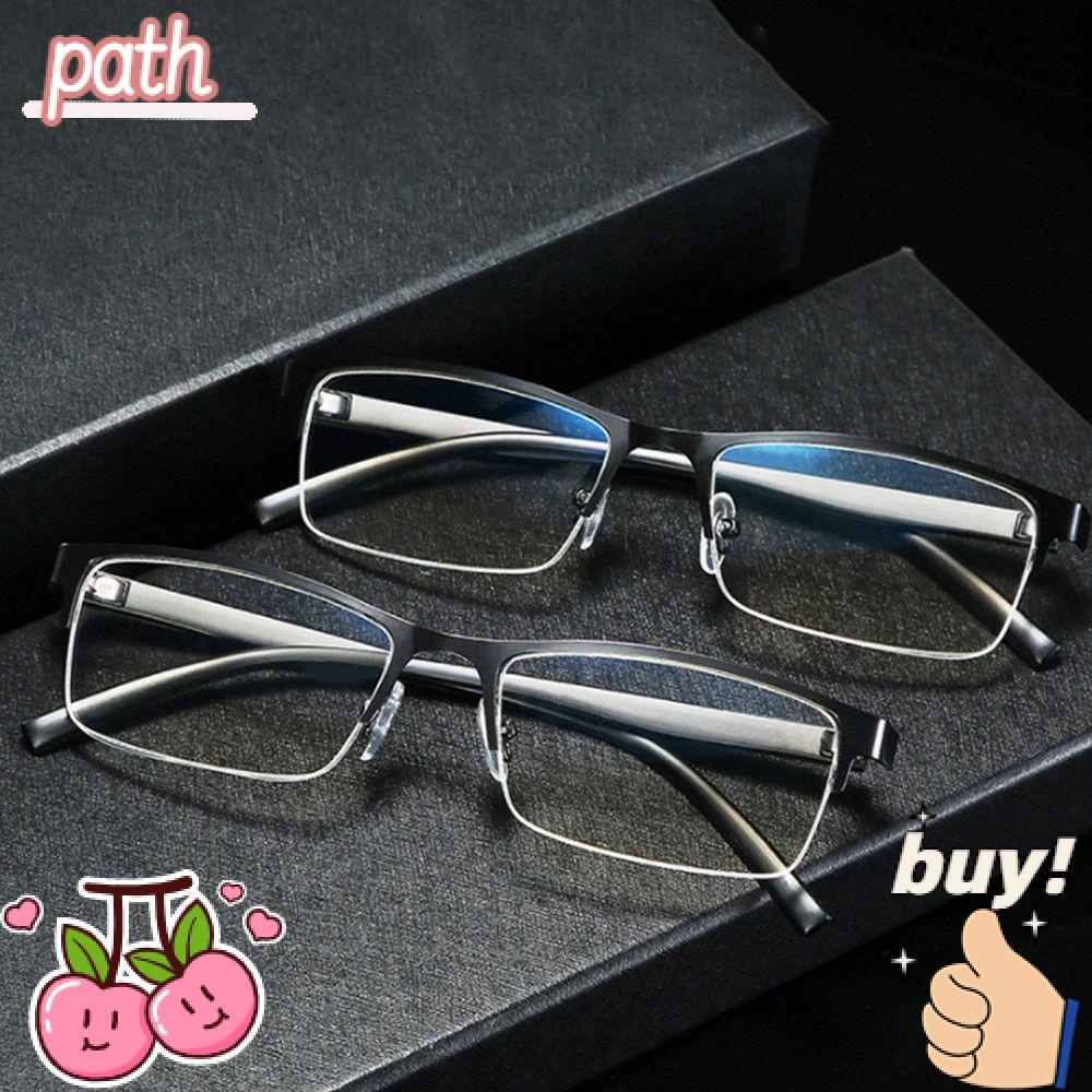 Mắt Kính Nửa Gọng Chống Ánh Sáng Xanh Phong Cách Vintage Thời Trang