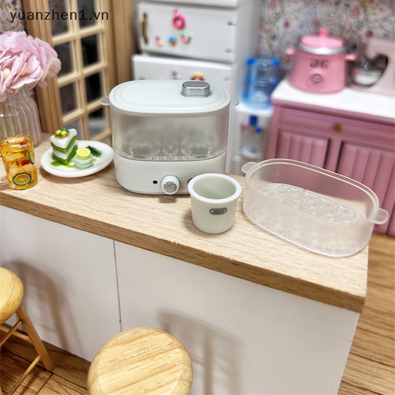 1 Mô Hình Nồi Hấp Điện Tử Tỉ Lệ 1: 12 Trang Trí Nhà Búp Bê