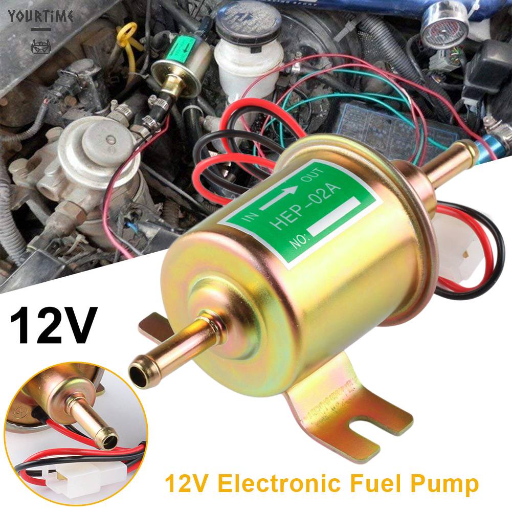 Bơm Nhiên Liệu Điện Tử 12V Thông Dụng Cho Xe Hơi