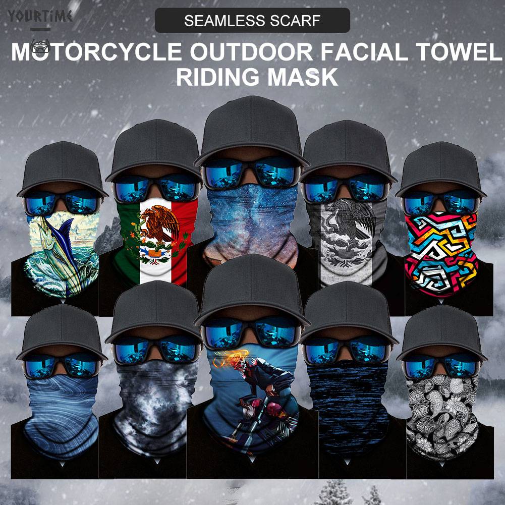 Set 10 Khẩu Trang Chống Bụi Đa Năng Tiện Dụng Khi Đi Câu Cá / Leo Núi