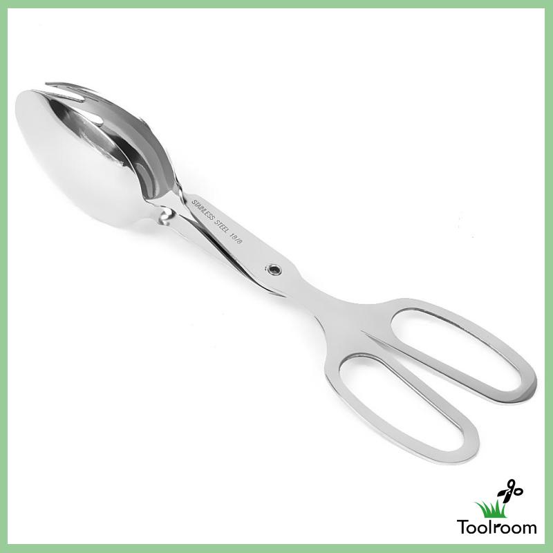 Kẹp Gắp Salad Bằng Thép Không Gỉ Tiện Dụng Cho Nhà Bếp