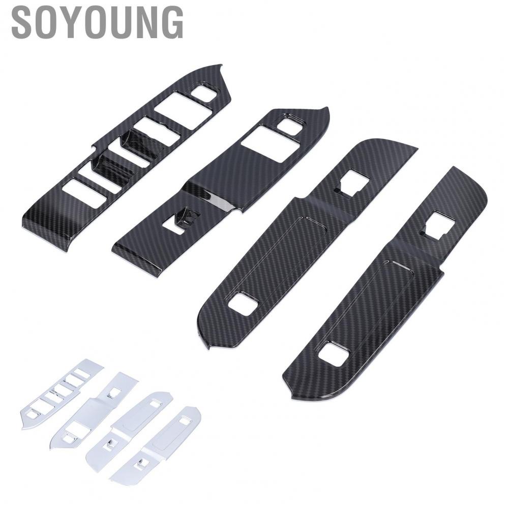 Soyoung Window Switch Panel Trim Frame Decoration Fit for Land Rover Defender 2020-2021 RHD