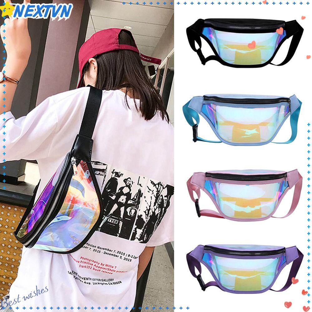 Túi Đeo Hông Trong Suốt Chống Thấm Nước Thời Trang