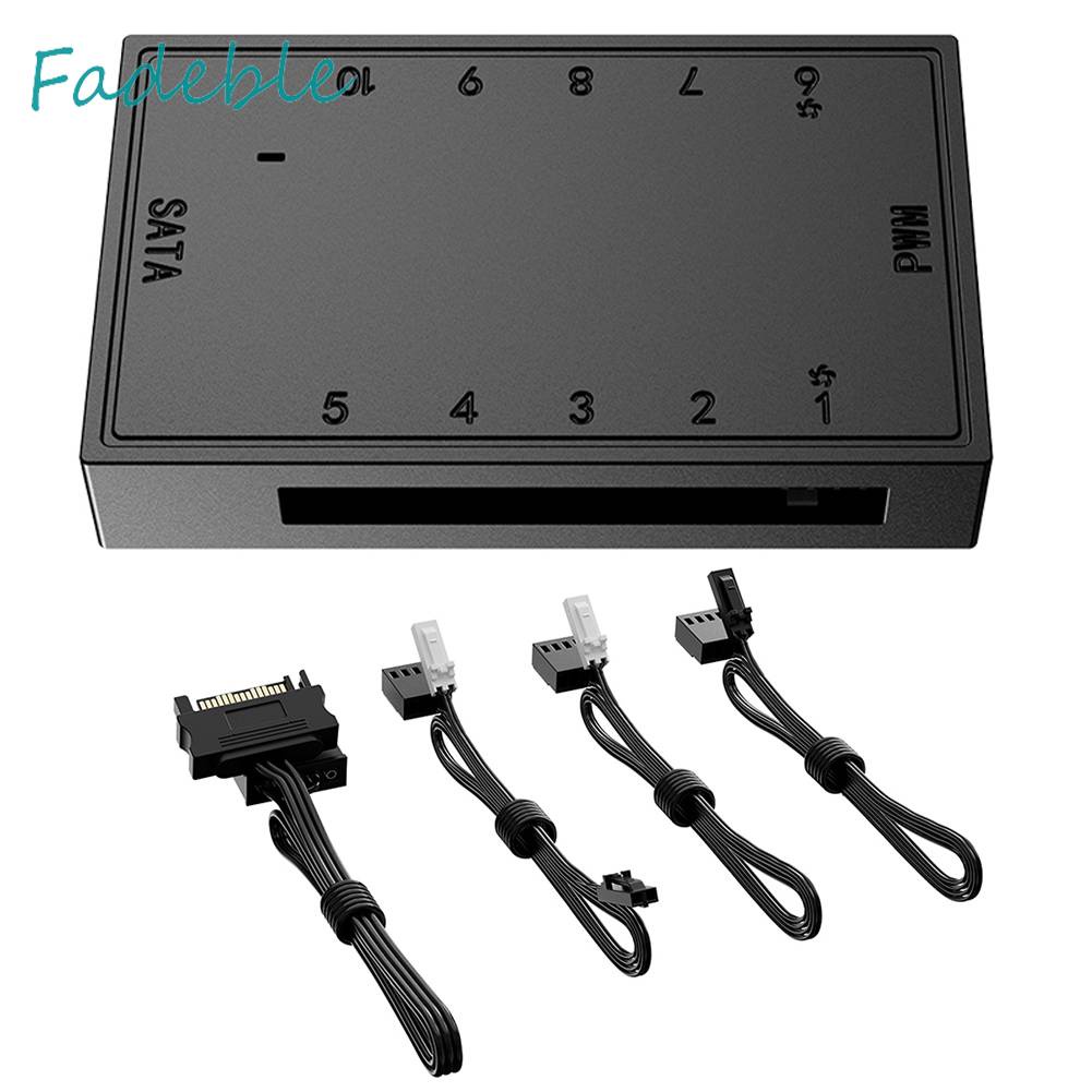 Bộ Chia 1 Ra 10 Cổng 4 Pin PWM SATA Cho Máy Tính Ốp