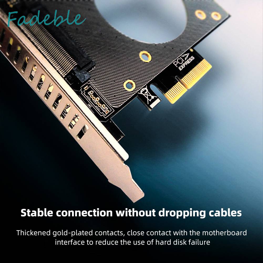 Thẻ Mở Rộng U.2 SFF-8639 Sang PCI-E X4 4000MB / s GEN4 Chuyên Dụng