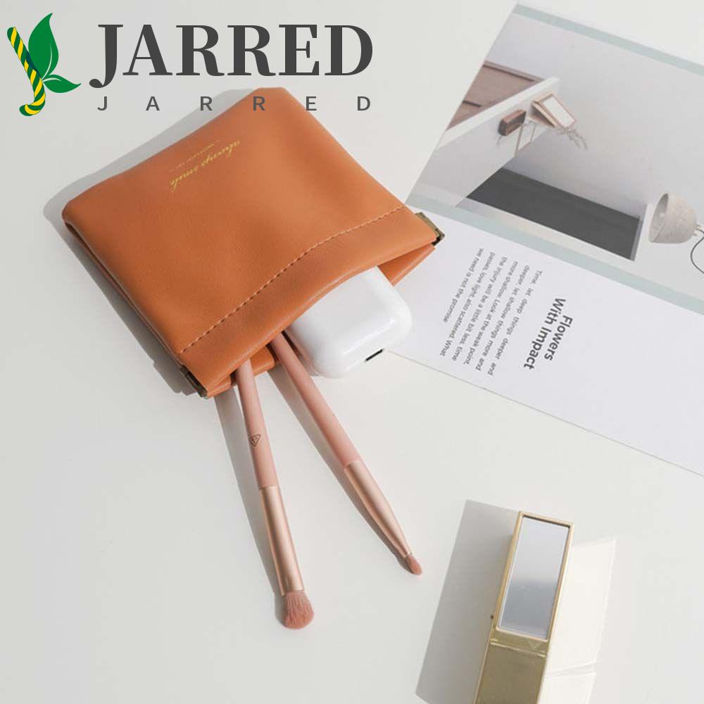 JARRED Túi Da PU Đựng Son Môi / Tai Nghe / Tiền Xu Nhiều Màu Sắc