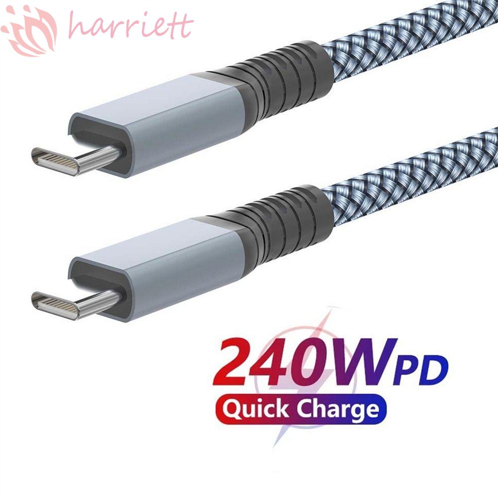 Dây Cáp Sạc Nhanh 240W 5A Chuyển Đổi Video Type C Sang Type C Chất Lượng Cao