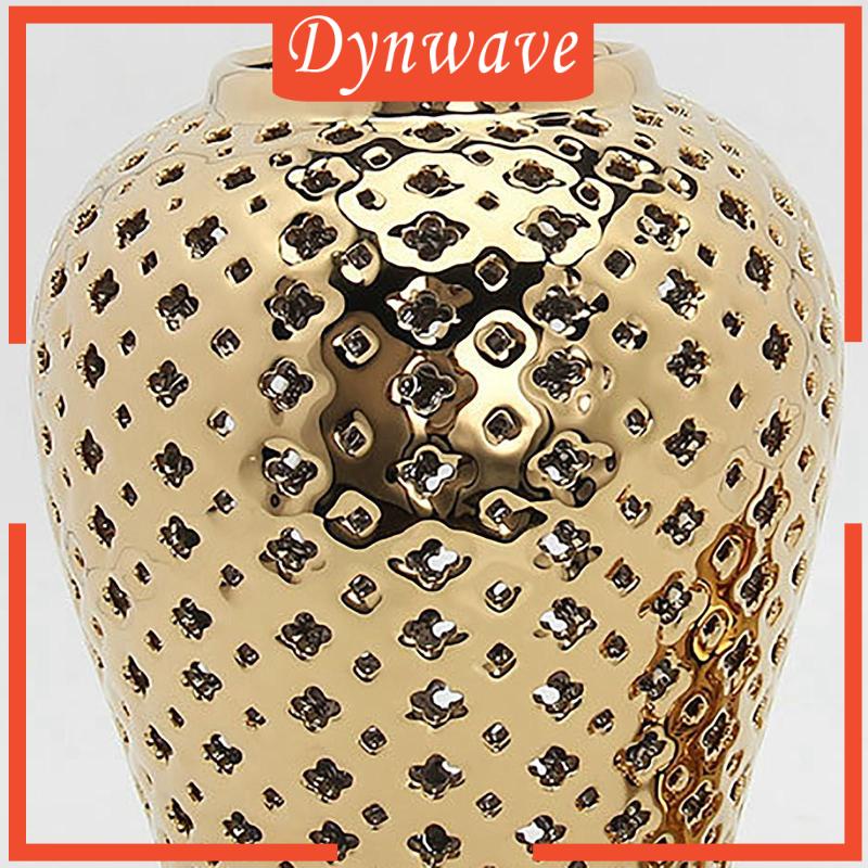 Lọ Gốm Chạm Khắc Tinh Xảo Đựng Gừng Kích Thước 3.9x8.6inch