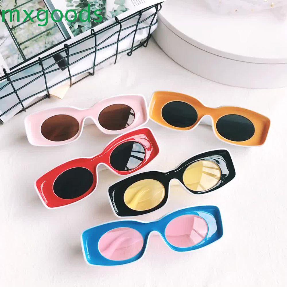 Mxgoods Kính Mát Kiểu Hình Học Lõm Phong Cách Hip Hop Cá Tính Dành Cho Bạn Nữ