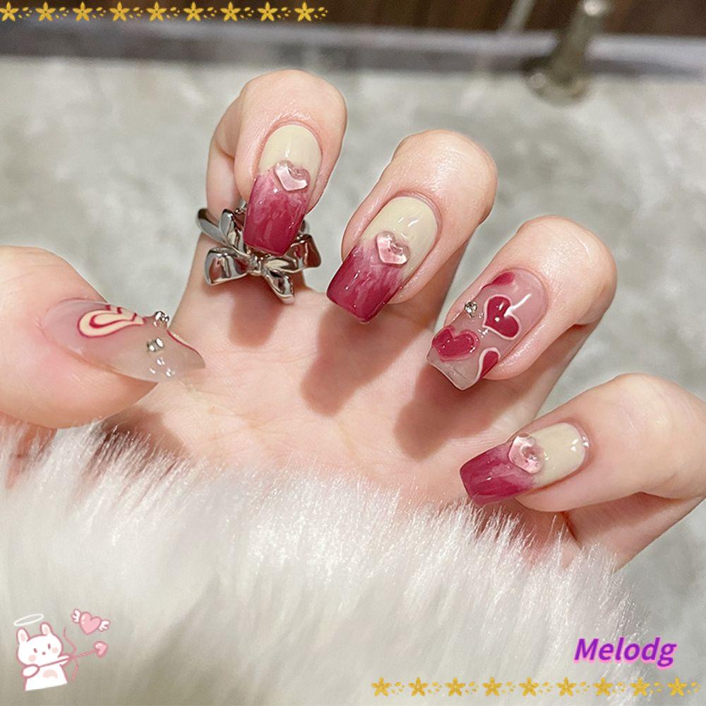 Hộp 24 Móng Tay Giả Có Thể Tháo Rời