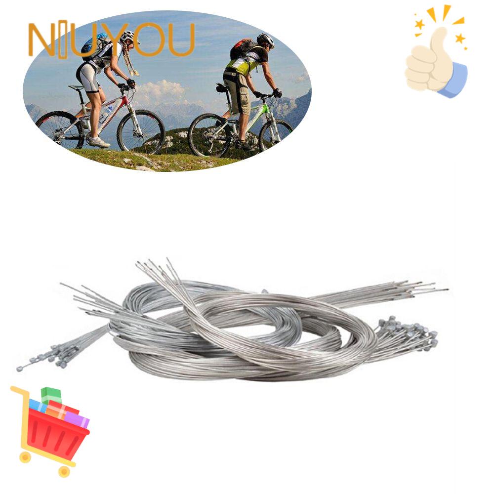 Set 10 Dây Phanh Xe Đạp NIUYOU|Lõi Gạt Cần Số Bằng Kim Loại Chất Lượng Cao