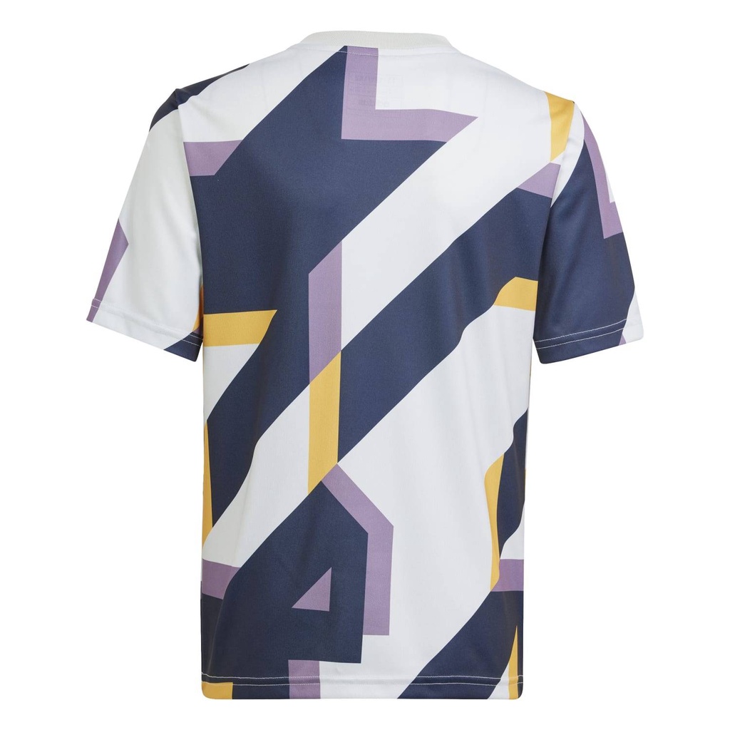 Áo Thun Bóng Đá In Chữ Real Madrid QY 2023-2024