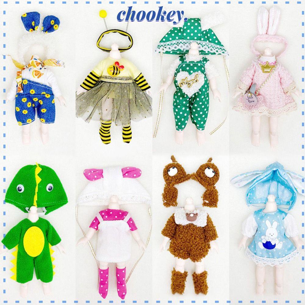 CHOOKEY Đầm Đồ Chơi Búp Bê 1 / 12Bjd Molly Ob11 Gsc 16~17cm