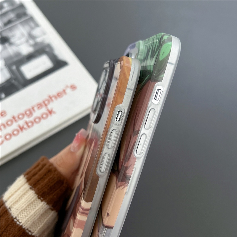 Ốp Điện Thoại Dẻo Màu laser Họa Tiết Hoạt Hình One Piece Cho IPhone14 14Pro 14ProMax 13 13Pro 13ProMax 12 12PRO 12ProMax 11