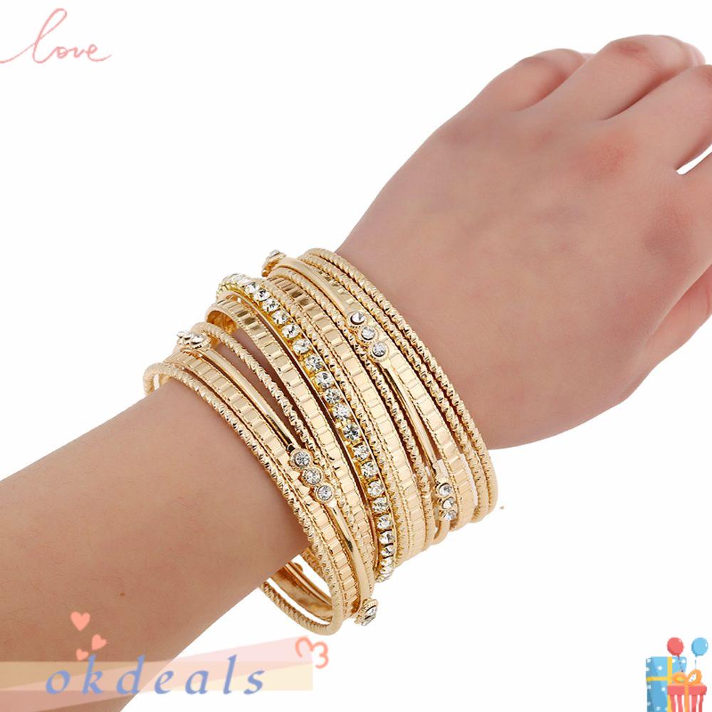 OKDEALS (MớI) Vòng Tay ĐíNh Hoa Phong CáCh Bohemia