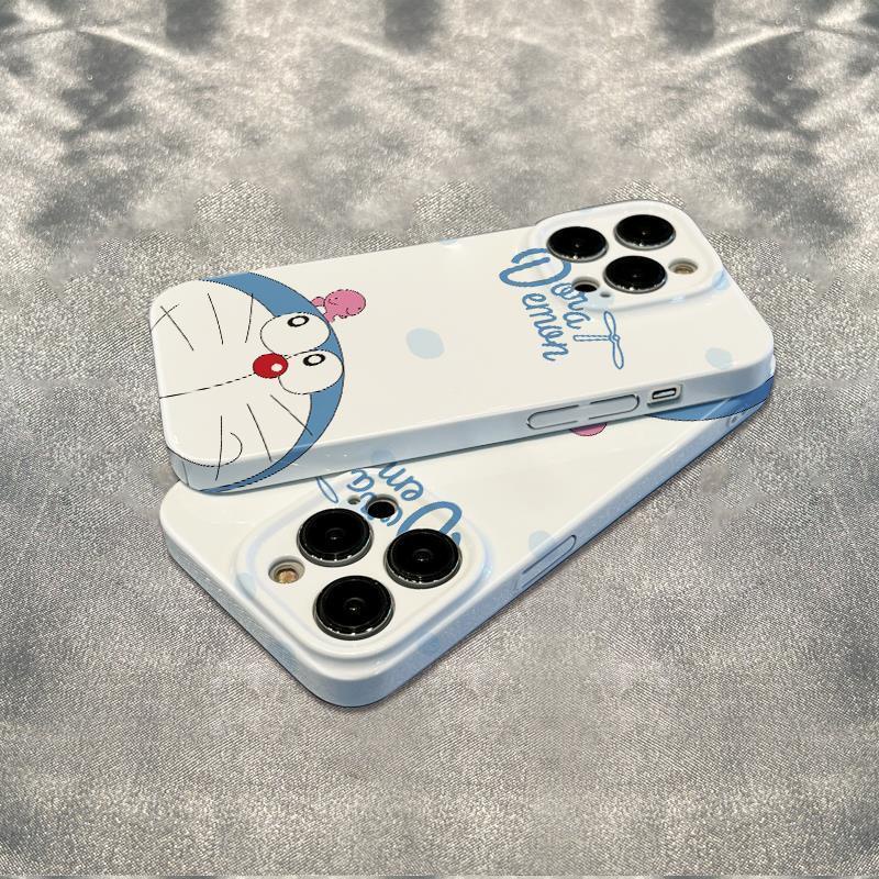 Ốp Điện Thoại Dẻo Họa Tiết Hoạt Hình Doremon Dễ Thương Chống Sốc Cho iPhone12 plus Max13 14pro 11In 78