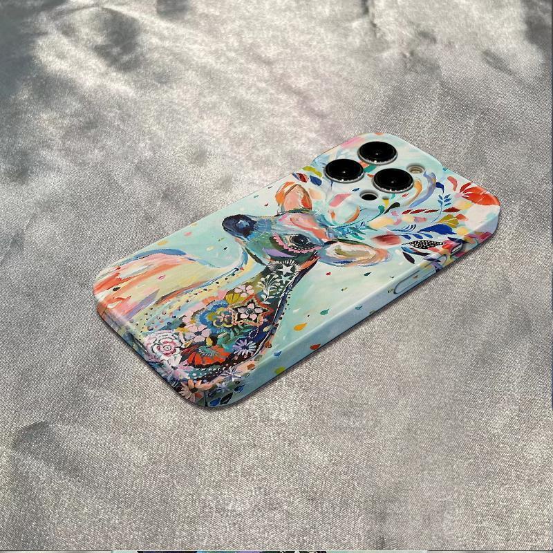 Ốp Điện Thoại Chống Sốc Họa Tiết Tranh Sơn Dầu 786In14Pro iPhone1211max 13