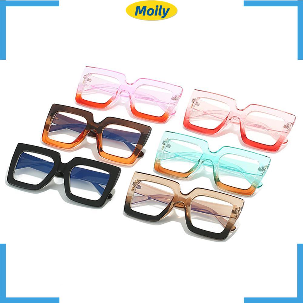 Mắt Kính Gọng Vuông Dày Dặn Nhiều Màu Sắc Thời Trang Cho Nữ