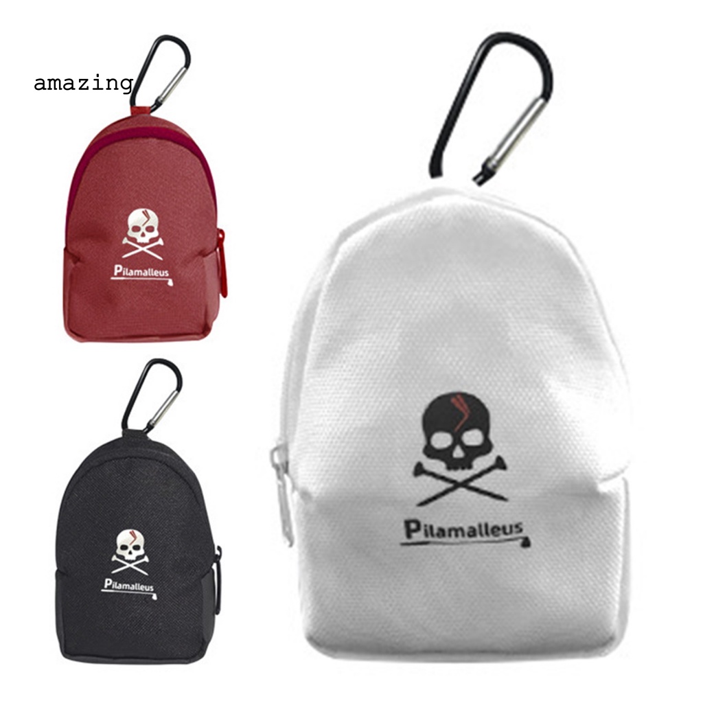 Túi Đựng 2 Quả Bóng Golf Mini Đeo Hông Đa Năng Kèm Móc Tiện Dụng