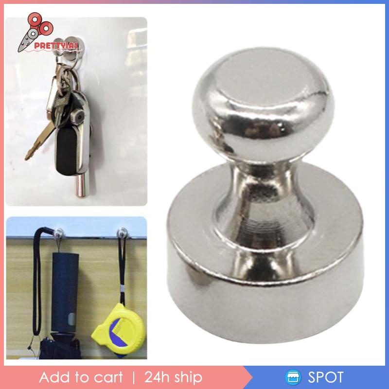[Prettyia1] Chốt Đẩy Gắn Ảnh Di Động Cho Tủ Lạnh Nhà Bếp