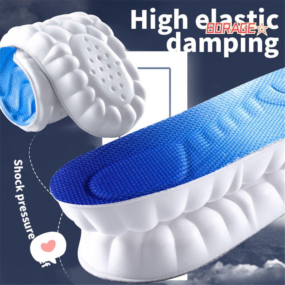 Miếng Lót Giày 4D Khử Mùi Mềm Mại Thoáng Khí BORAG