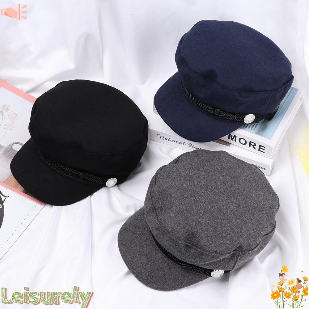 Mũ Beret Vải Nỉ Phong Cách Thủy Thủ Thời Trang Mùa Thu Cho Nam Và Nữ