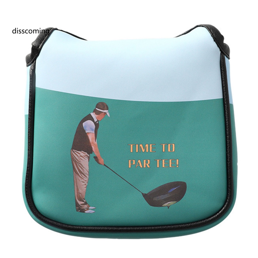 Băng Đô SL SL SL SL| Vỏ Bọc Đầu Gậy Đánh Golf Bằng Da Giả Khóa Nam Châm In Họa Tiết Hoạt Hình