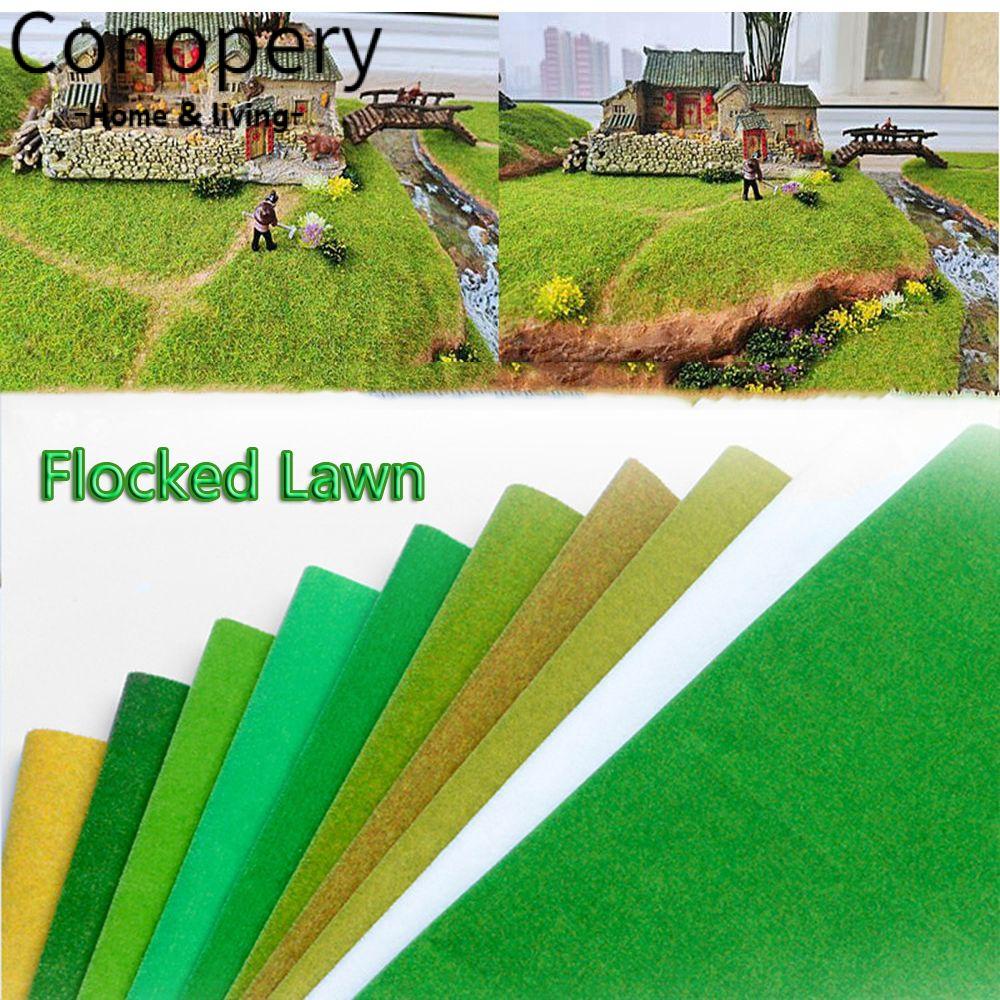 CONOPERY Mô Hình Turf Nhân Tạo Mini Trang Trí Tiểu Cảnh Sân Vườn