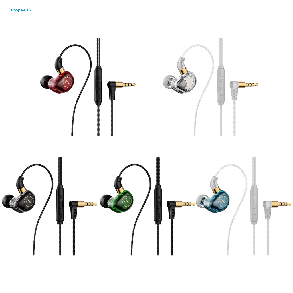 Tai Nghe Thể Thao Nhét Tai Có Dây Âm Thanh Nổi Có Mic Chất Lượng Cao