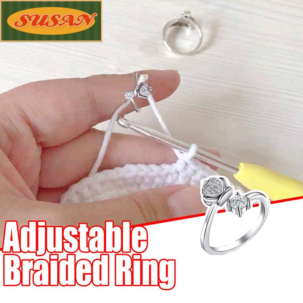 Vòng Tròn Đan Len Thủ Công Hình Vương Miện Có Thể Điều Chỉnh