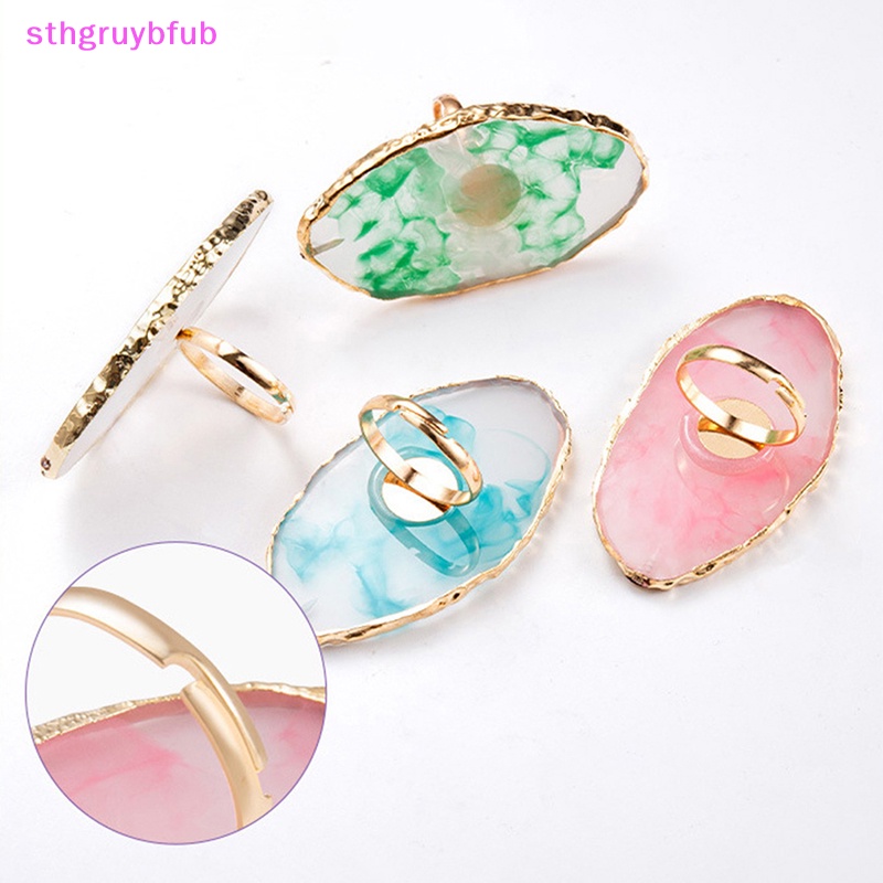 1 Khay Đá Resin Dùng Đựng Màu Sơn Móng Tay Nghệ Thuật