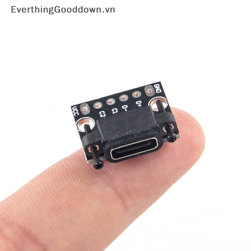 1 Bảng Mạch Kiểm Tra Cổng Type-C USB 3.1 PCB Kèm Ốc Vít Nối Type C 12P Chuyên Dụng