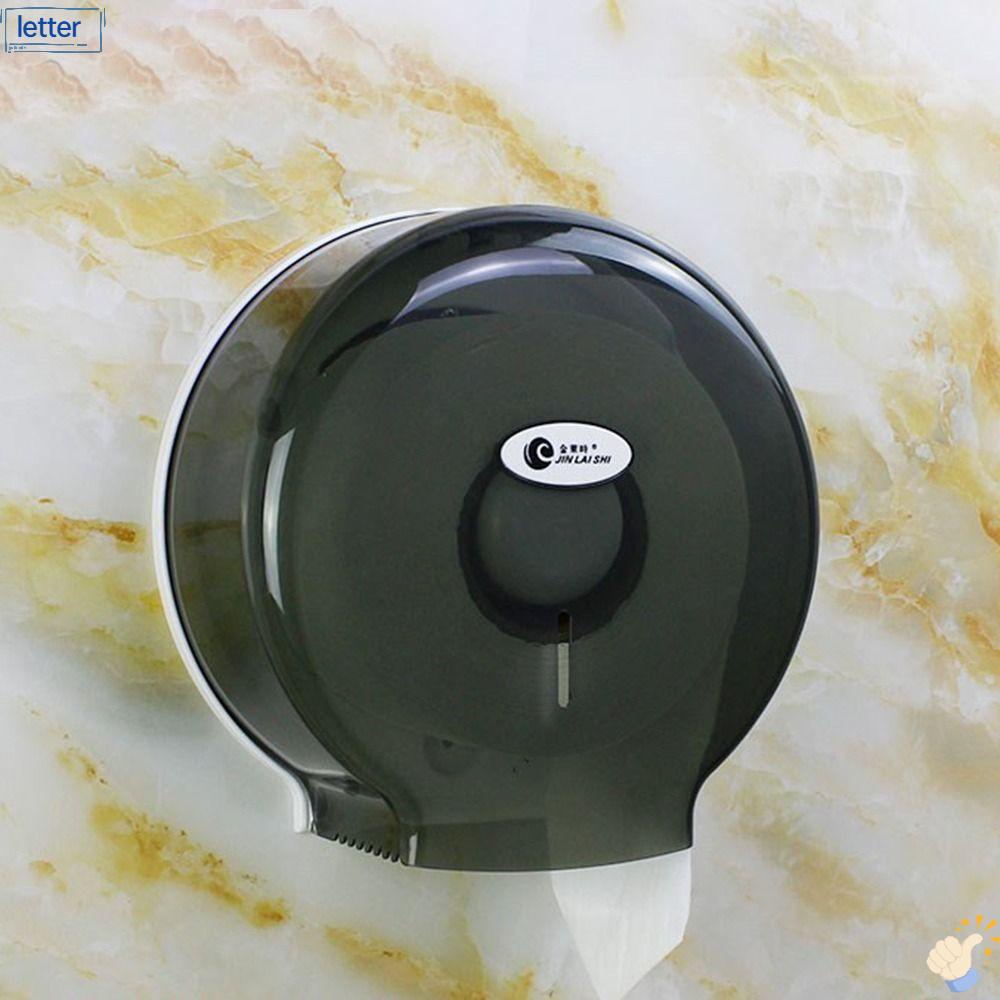 LET Giá Đỡ Cuộn Khăn Giấy Vệ Sinh Gắn Tường Bằng Nhựa Không Chạm Gấp Ba Khúc / Chữ C