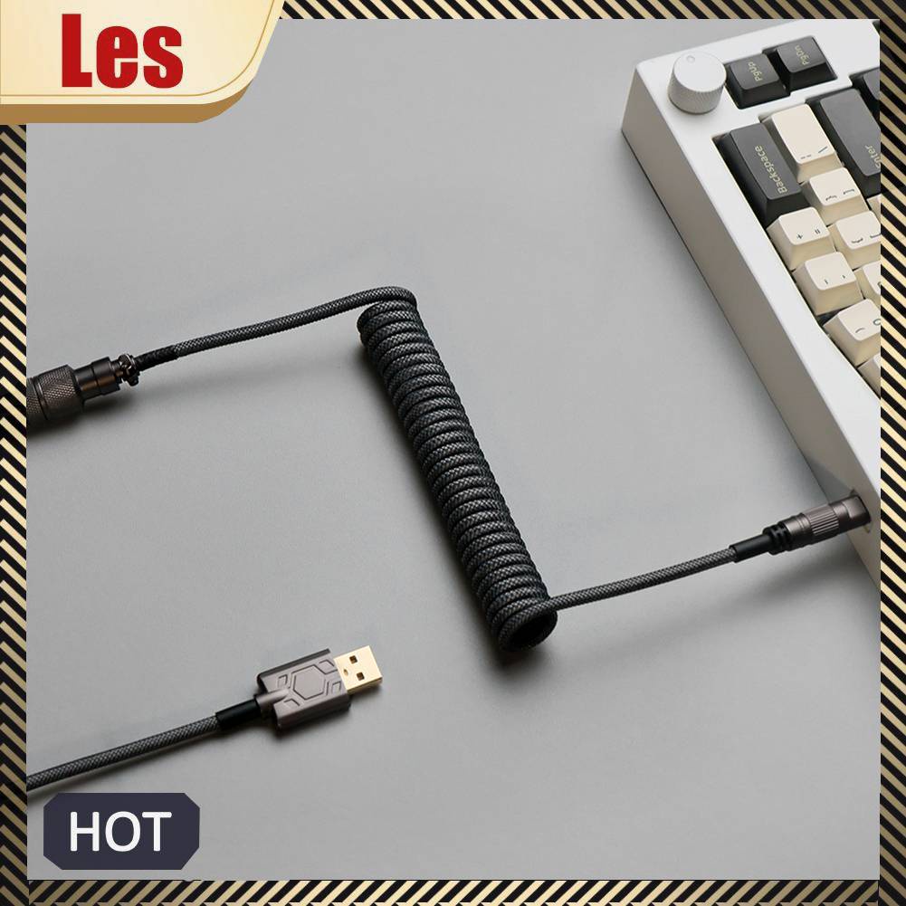 Dây Lò Xo Nối Dài 1.5m Chuyển Đổi Type C Sang USB