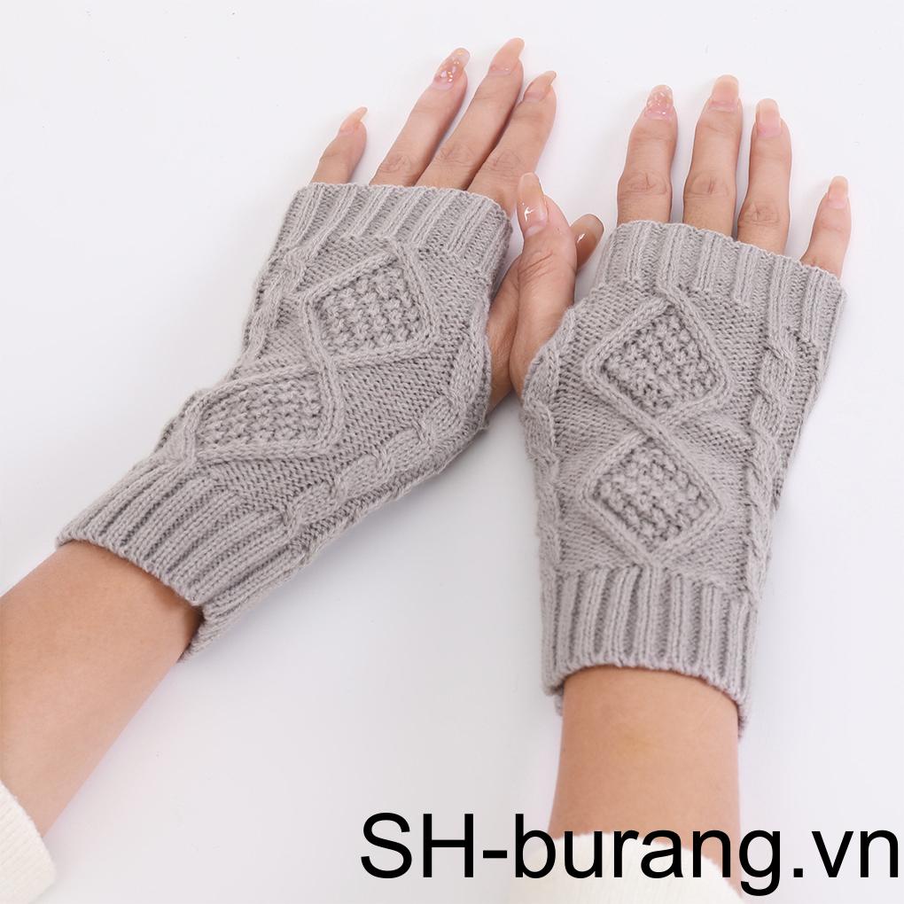 1 Đôi Găng Tay Thể Thao Hở Ngón Tiện Lợi Cho Nữ