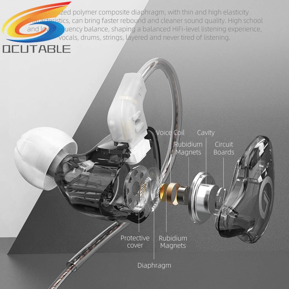 Tai Nghe Nhét Tai GK G1 Jack 3.5mm Chống Ồn Chất Lượng Cao
