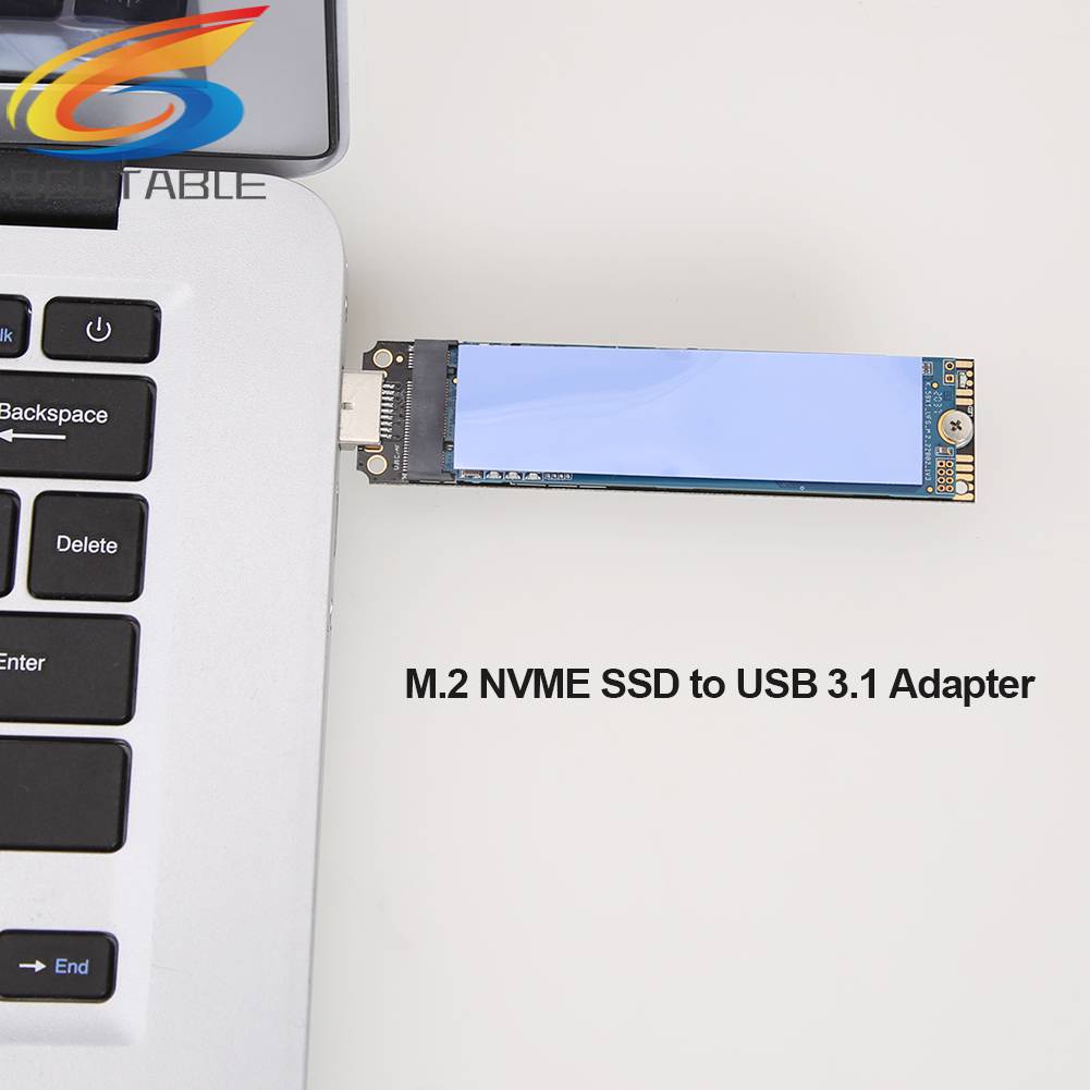 Thẻ Chuyển Đổi NVMe Sang USB 10Gbps M.2 M Key SSD Sang USB 3.1 Gen 2 Type A