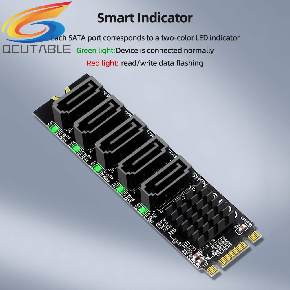 Cáp ChuyểN ĐổI M.2 NGFF B-Key Sata Sang SATA3 6Gbps JM575 Chipset