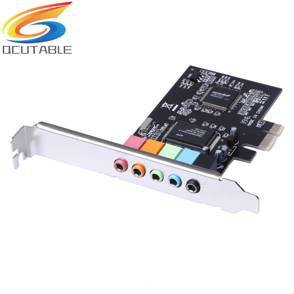 Thẻ Âm Thanh Kỹ Thuật Số PCI Express x1 PCI-E 5.1ch CMI8738