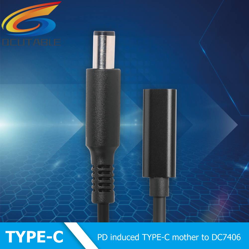 Đầu Chuyển Đổi USB Type C Sang 7.4x5.0mm DC Cho Laptop DELL