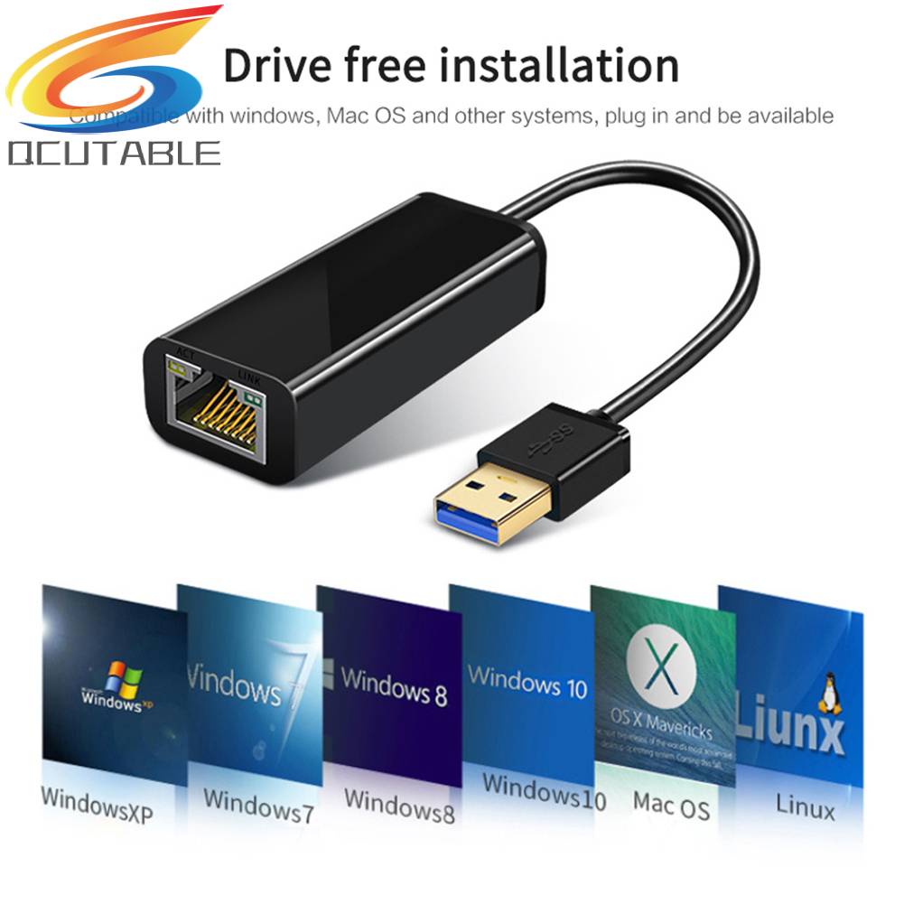 Usb 3.0 Chuyển Đổi Thẻ Mạng Lan RJ45 1000Mbps Cho Windows 7 8