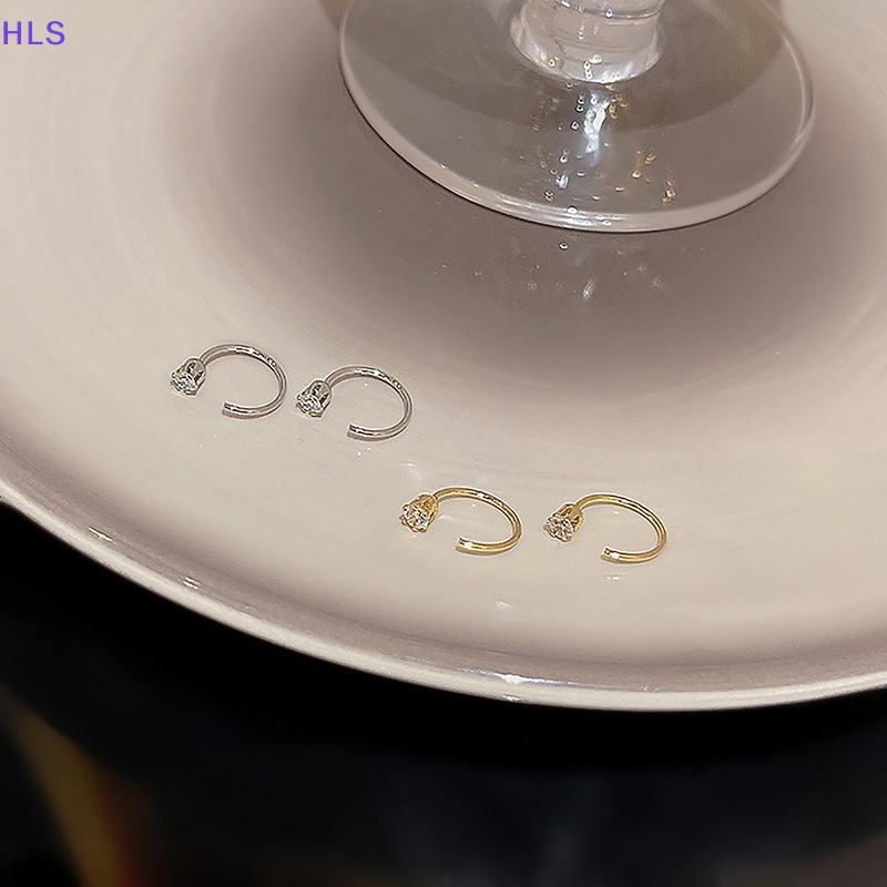 1 Đôi Bông Tai Pha Lê Thời Trang Hàn Quốc Dành Cho Nữ