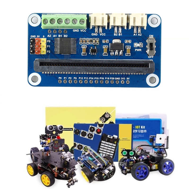 Bảng Mạch Điều Khiển Động Cơ Sóng TB6612FNG Dành Cho Micro: Bit DC 6V-12V