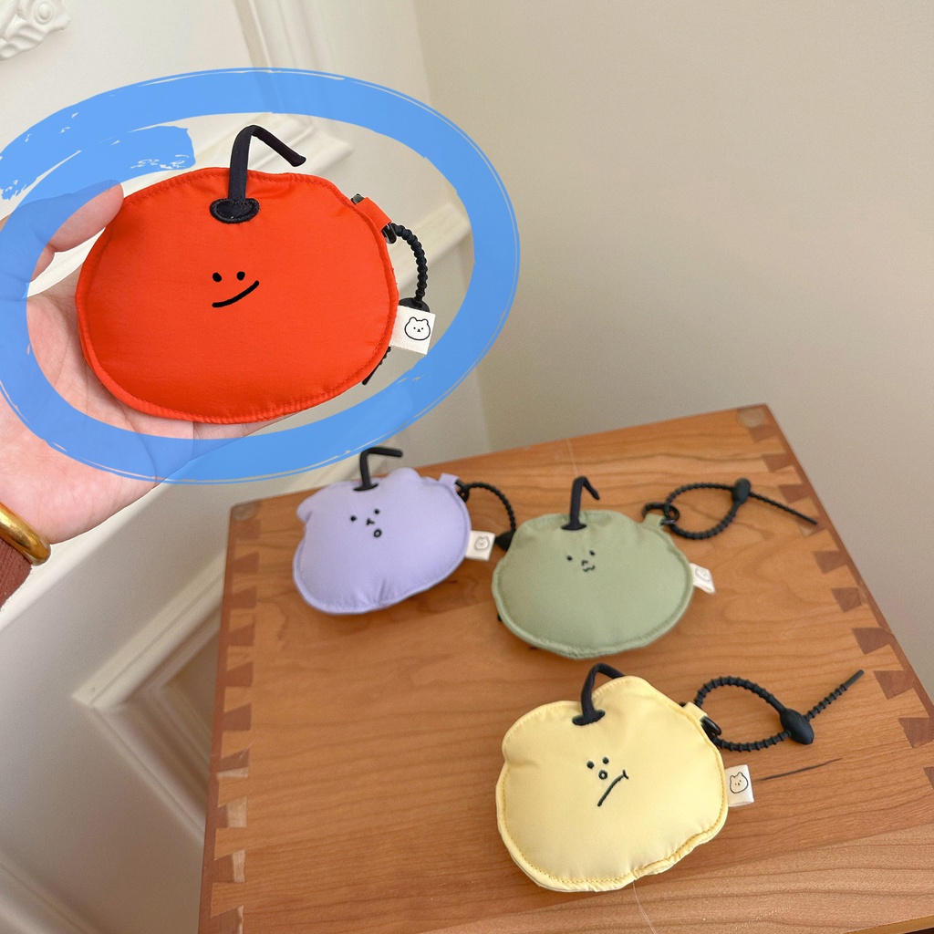 Vỏ Mềm Chống Sốc Bảo Vệ Hộp Sạc Tai Nghe AirPods Có Móc Khóa Hình Túi Đi Học