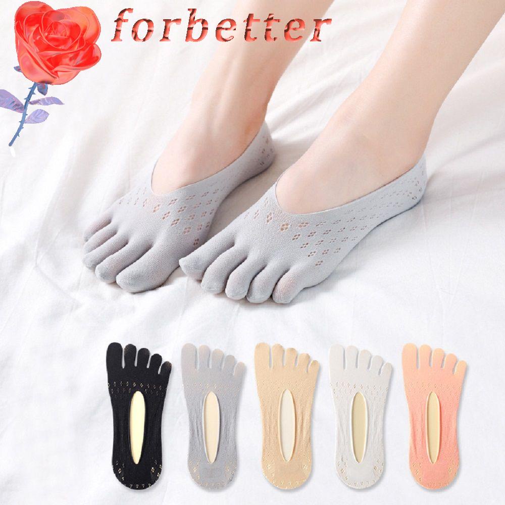 FORBETTER Vớ Ngắn Năm Ngón Thoáng Khí Vui Nhộn Thời Trang Mùa Hè Cho Nữ