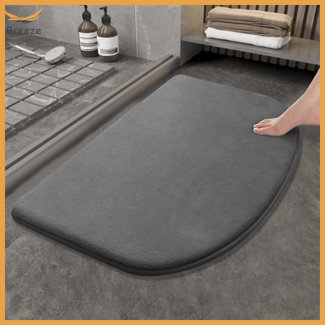 Thảm Lót Sàn Hình Tròn Thấm Hút Tốt Chống Trượt Nhanh Khô Tiện Dụng Cho Phòng Ngủ / Nhà Bếp / Phòng Tắm