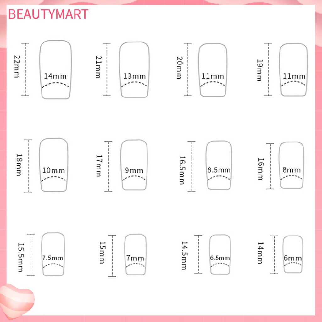 1 Bộ Móng Tay Giả Hình Vỏ Sò Màu Hổ Phách Dạng Nhấn DIY