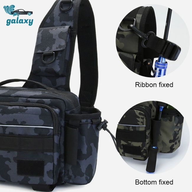 Galaxy Túi Đeo Chéo Đựng Đồ Dùng Câu Cá Đa Năng Tiện Dụng